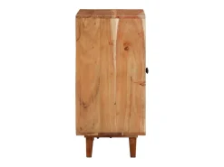 Aparador madera maciza de acacia 60x35x74 cm