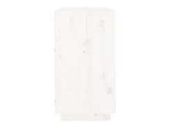 Aparador madera maciza de pino blanco 100x40x75 cm ES55973