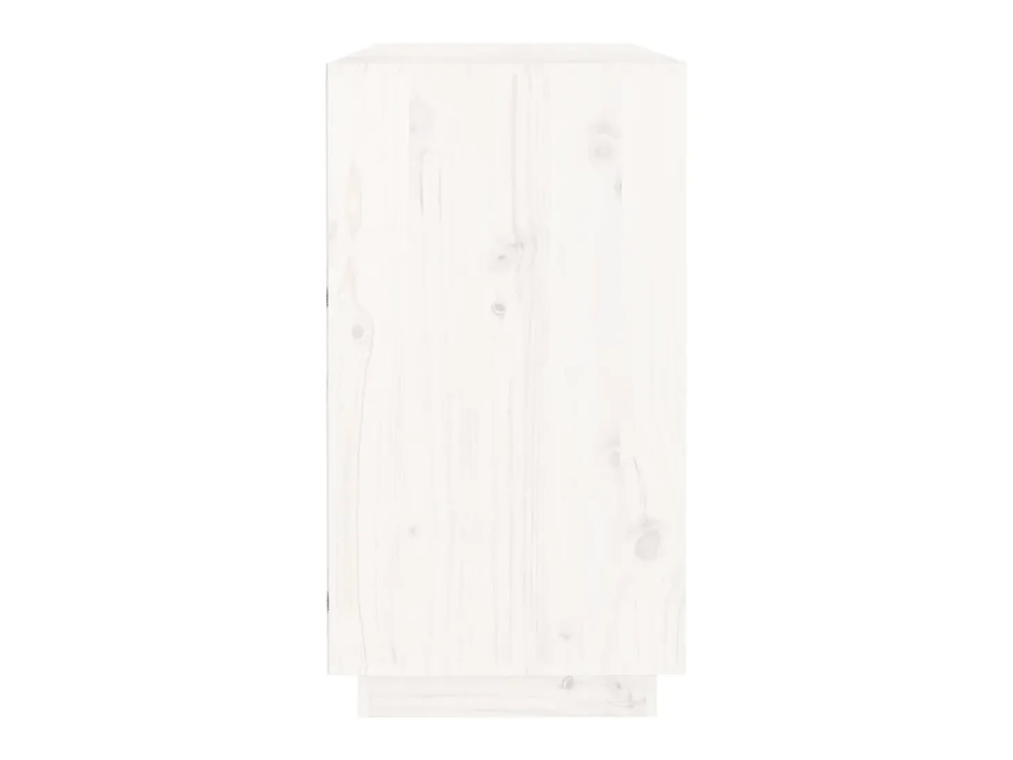 Aparador madera maciza de pino blanco 100x40x75 cm ES55973