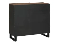 Aparador Marrón 80 x 33 x 75 cm madera maciza de mango