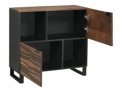 Aparador Marrón 80 x 33 x 75 cm madera maciza de mango