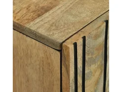 Aparador Marrón 90 x 33 x 75 cm madera maciza de mango
