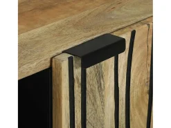 Aparador Marrón 90 x 33 x 75 cm madera maciza de mango
