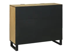 Aparador Marrón 90 x 33 x 75 cm madera maciza de mango