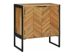 Aparador Marrón 70 x 35 x 75 cm Madera maciza de Acacia