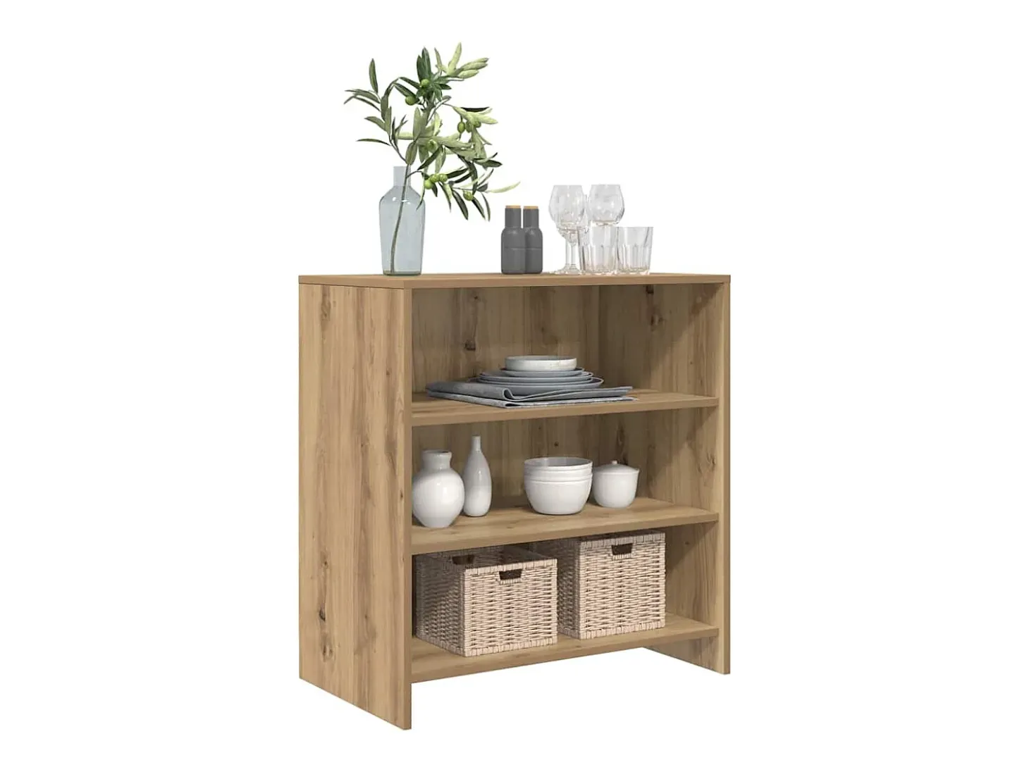 Aparador marrón 70 x 41 x 75 cm Madera de ingeniería