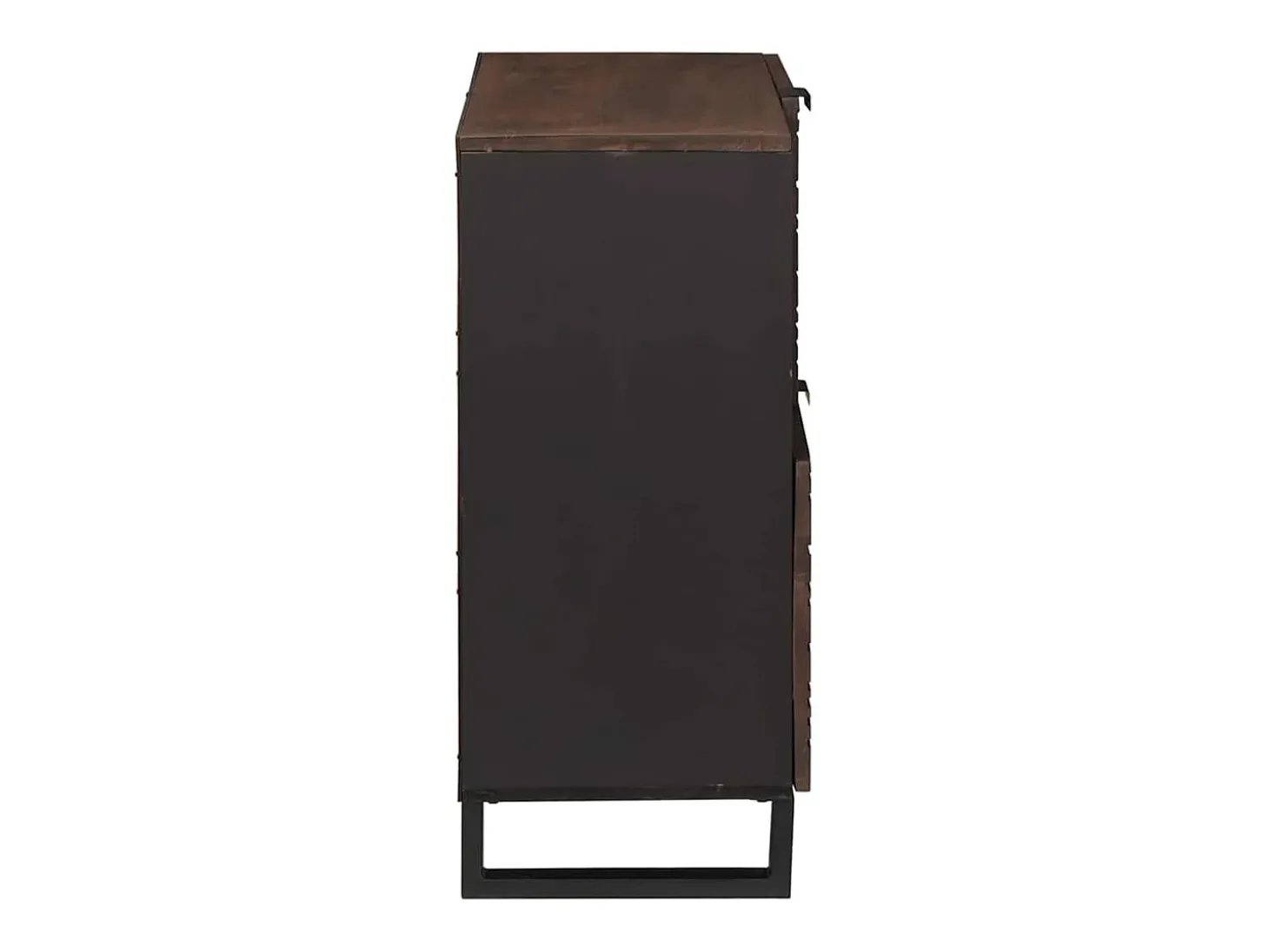 Aparador Marrón 80 x 33 x 75 cm madera maciza de mango