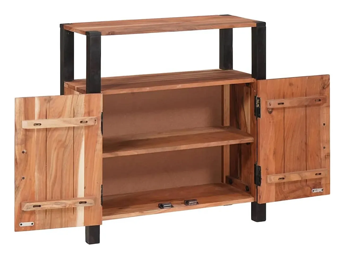 Aparador Marrón 70 x 30 x 75 cm Madera maciza de acacia