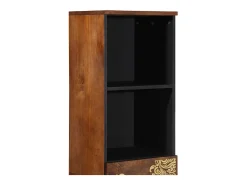 Aparador marrón miel 38 x 33,5 x 160 cm Madera maciza de mango