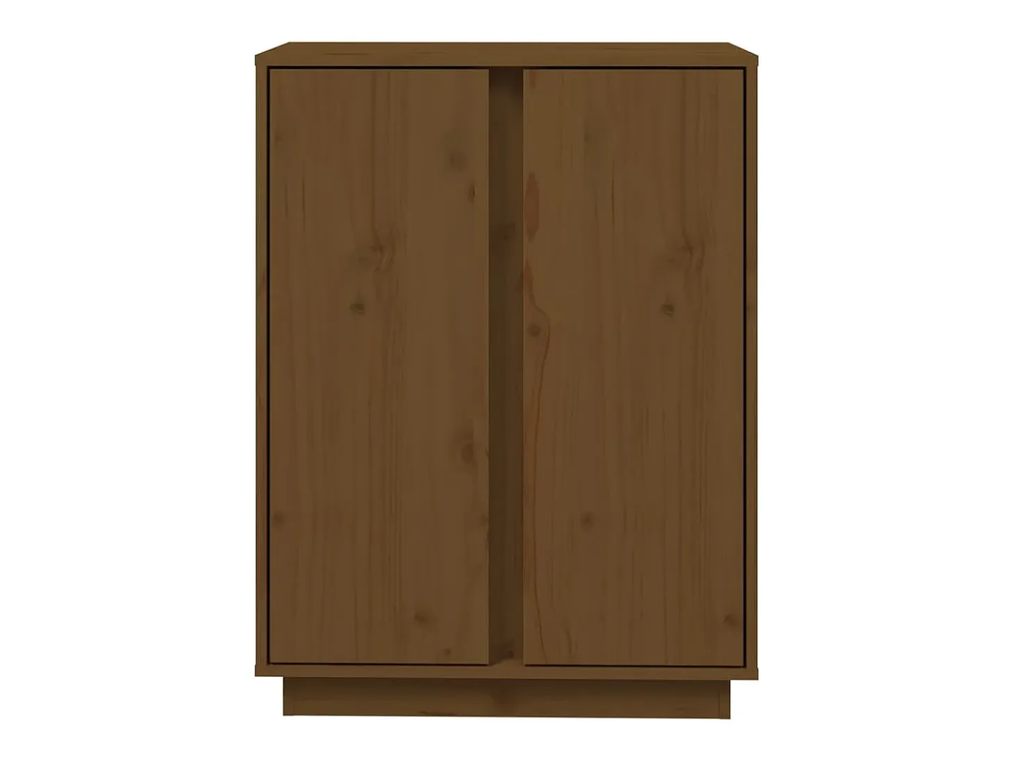 Aparador Marrón Miel 60x35x80 cm Madera Maciza de Pino