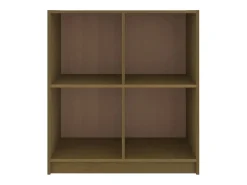 Aparador Marrón Miel 70x33x76 cm Madera Maciza de Pino