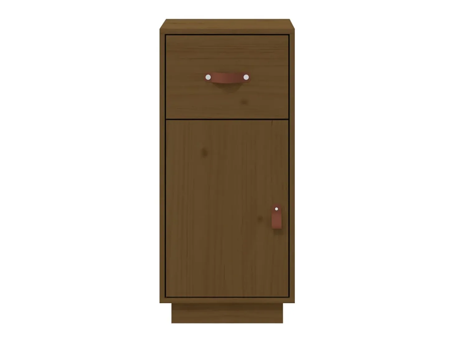 Aparador Marrón Miel 34x40x75 cm Madera Maciza de Pino