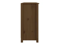Aparador Marrón Miel 100x35x74 cm Madera Maciza de Pino