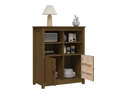 Aparador Marrón Miel 83x41,5x100 cm Madera Maciza de Pino