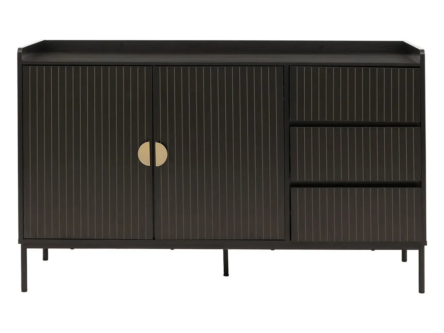Aparador MCW-O39, aspecto madera negro