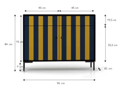 Aparador MDF 2 puertas 2 cajones estampado HECHO EN ESPAÑA