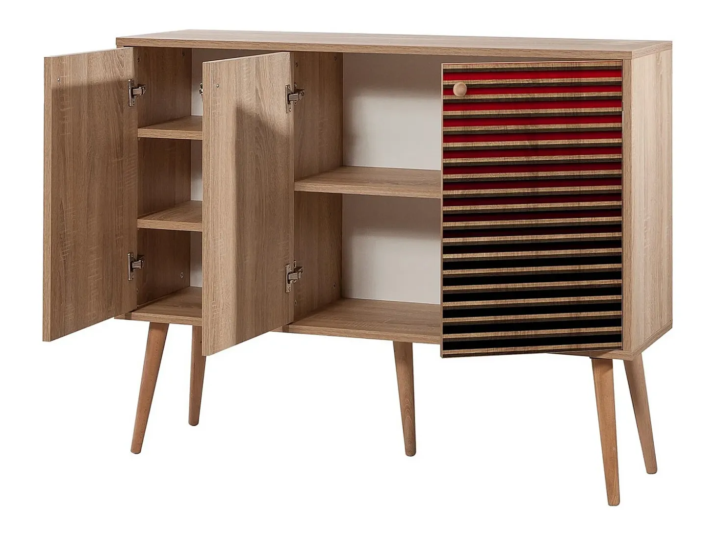 Aparador MEGA-221 sonoma color roble 120x36x90 cm