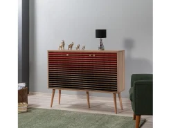 Aparador MEGA-221 sonoma color roble 120x36x90 cm