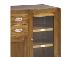 Aparador Mindy madera maciza 4 puertas 2 cajones Sotchy 150 cm