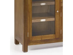 Aparador Mindy madera maciza 4 puertas 2 cajones Sotchy 150 cm