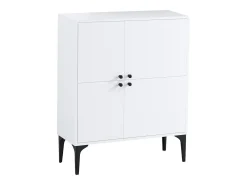 Aparador Moon blanco 90x35x115 cm