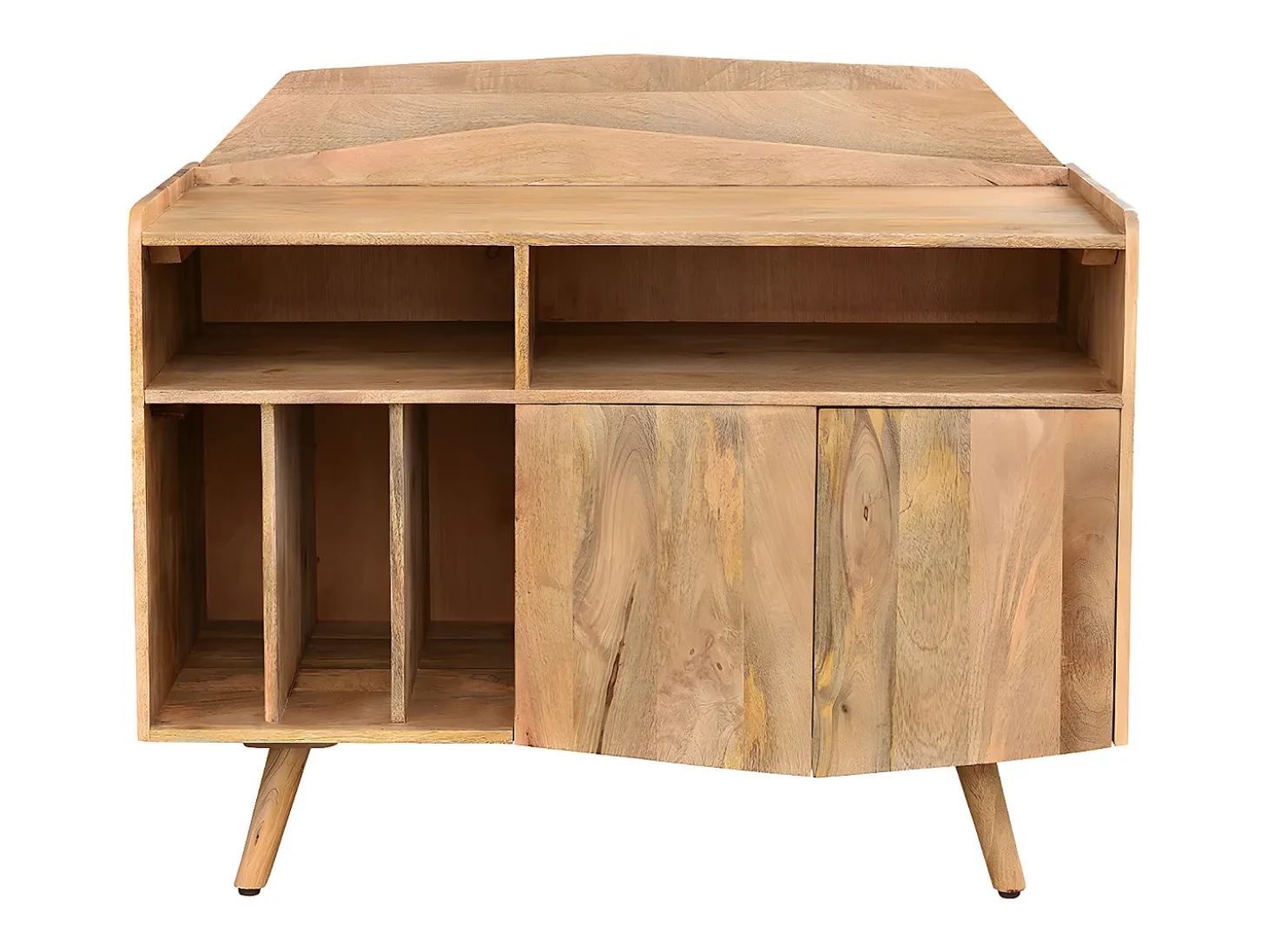 Aparador mueble de almacenaje vinilos en mango macizo MATAHARI