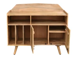 Aparador mueble de almacenaje vinilos en mango macizo MATAHARI