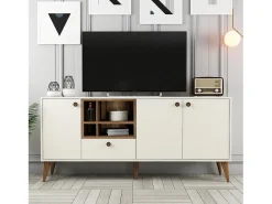 Aparador Napoli crema 180x35x81 cm