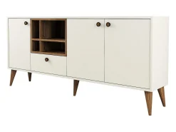 Aparador Napoli crema 180x35x81 cm