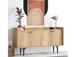 Aparador Navi color roble zafiro 150x40x80 cm