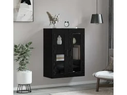 Aparador negro 69,5 x 34 x 90 cm Madera de ingeniería