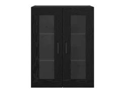 Aparador negro 69,5 x 34 x 90 cm Madera de ingeniería