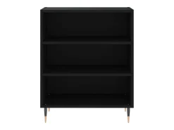 Aparador negro 57x35x70 cm madera de ingeniería