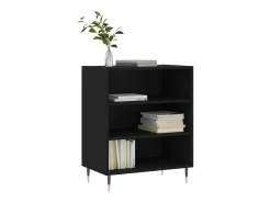 Aparador negro 57x35x70 cm madera de ingeniería