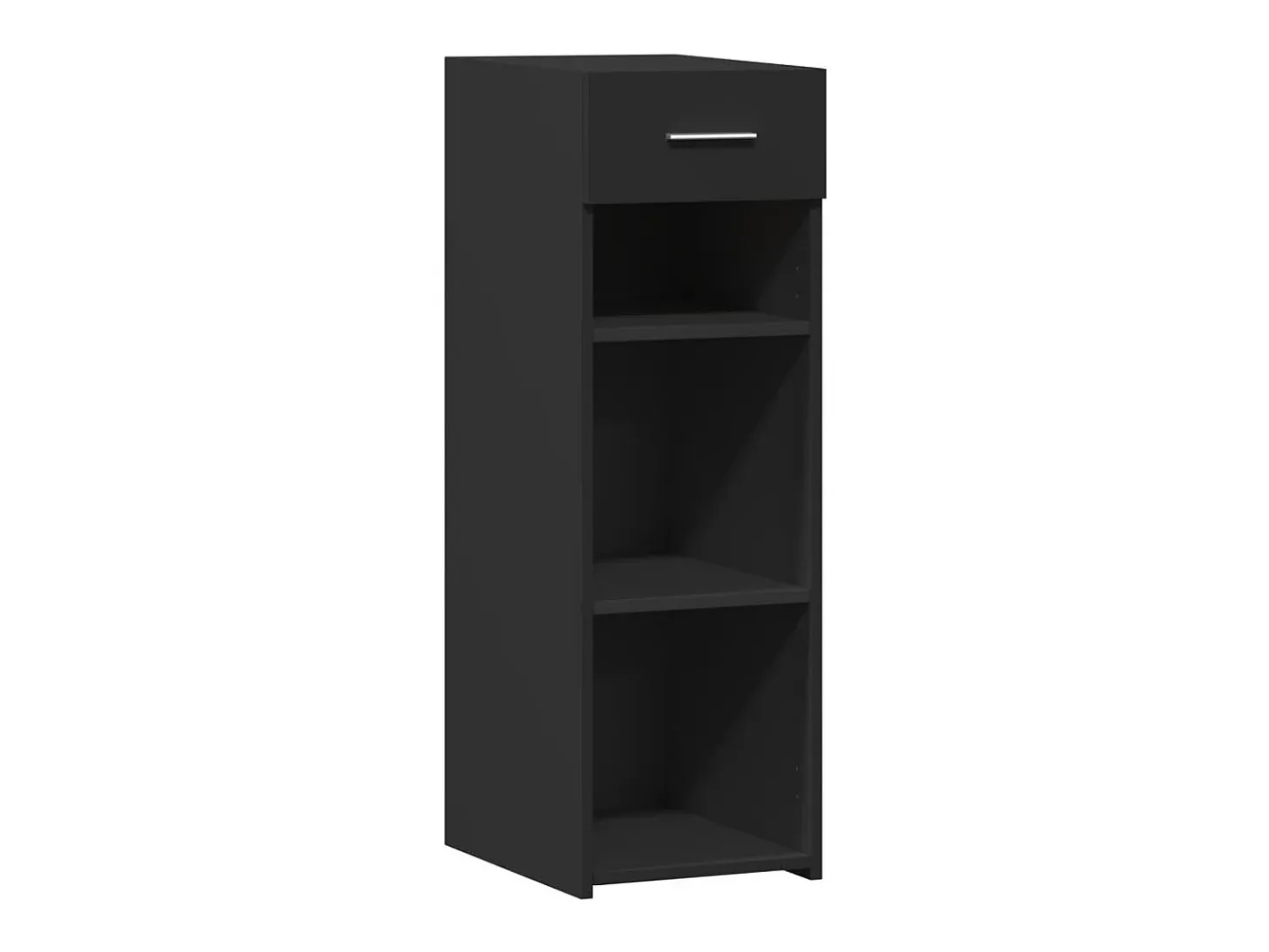Aparador negro 30x42,5x93 cm madera contrachapada
