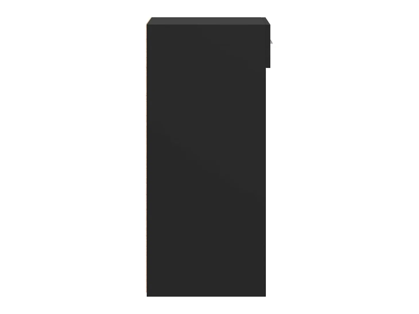 Aparador negro 30x42,5x93 cm madera contrachapada