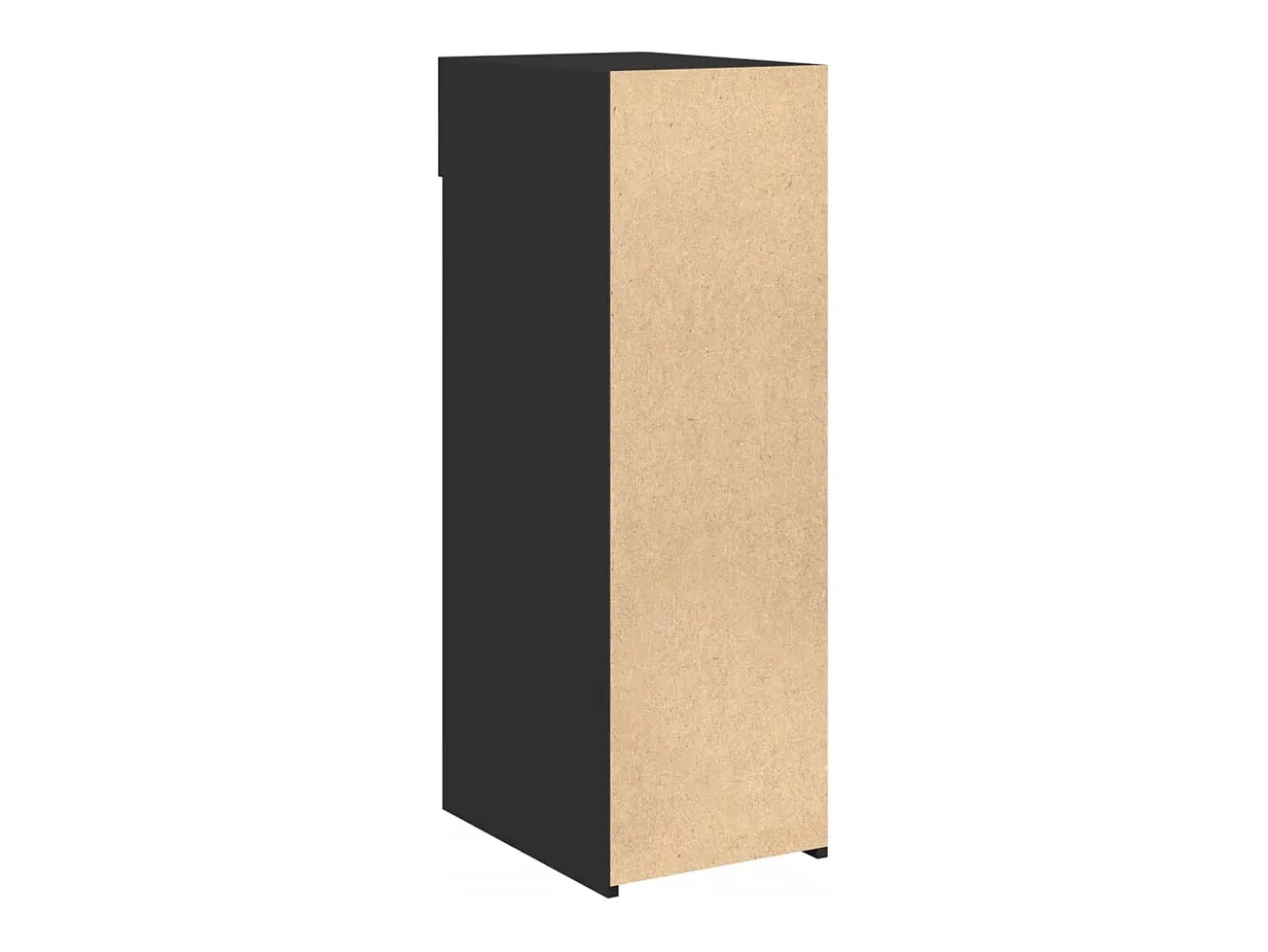 Aparador negro 30x42,5x93 cm madera contrachapada