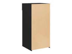 Aparador negro 45x42,5x93 cm madera contrachapada