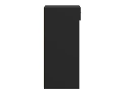 Aparador negro 45x42,5x93 cm madera contrachapada