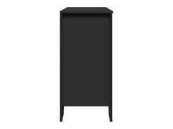 Aparador negro 101x35,5x74,5 cm madera de ingeniería