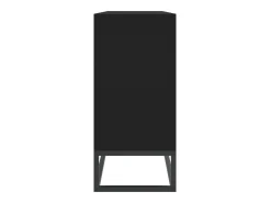 Aparador negro 105x30x65 cm madera de ingeniería
