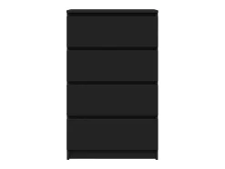 Aparador negro 60x35x98,5 cm Madera de ingeniería