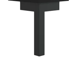 Aparador negro 34,5x32,5x90 cm madera de ingeniería