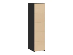 Aparador negro 30x41x124 cm madera contrachapada