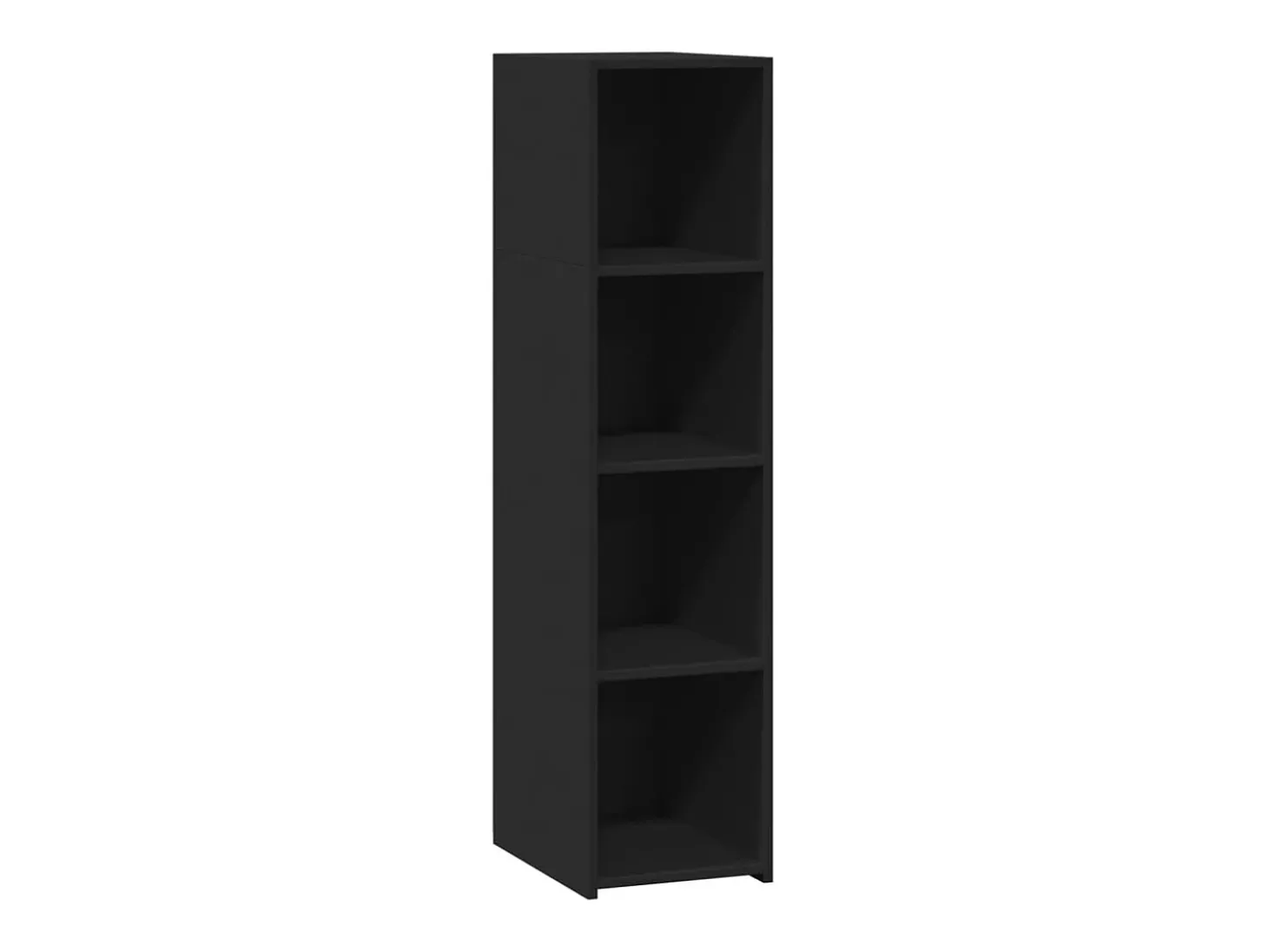 Aparador negro 30x41x124 cm madera contrachapada