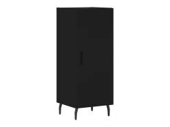 Aparador negro 34,5x34x90 cm Madera de ingeniería