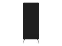 Aparador negro 34,5x34x90 cm Madera de ingeniería