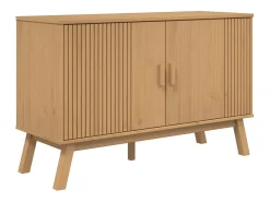 Aparador OLDEN madera maciza de pino marrón 114x43x73,5 cm ES227063