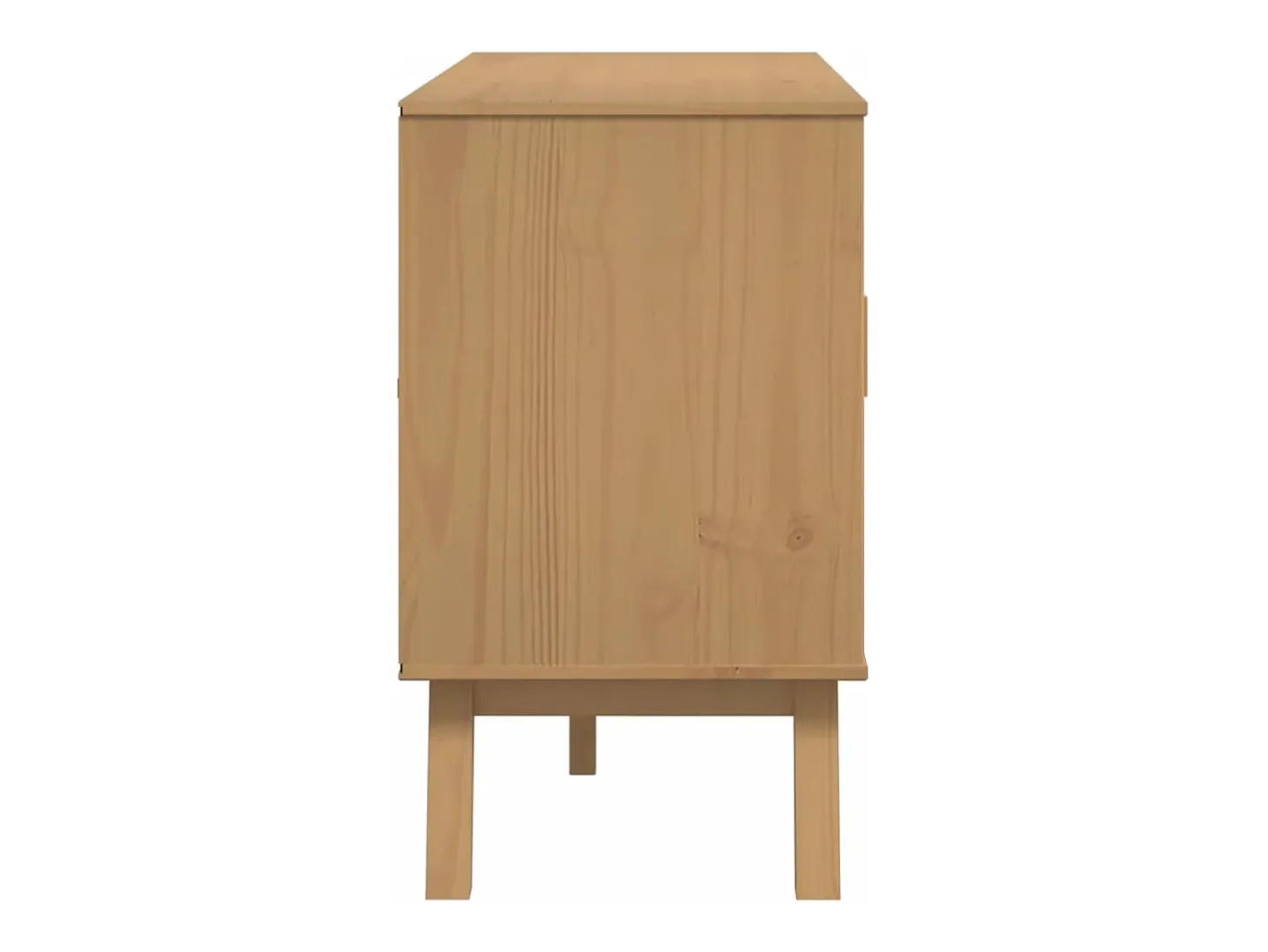 Aparador OLDEN marrón 114x43x73,5 cm madera maciza de pino