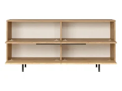 Aparador On3-S color nogal 160x44.5x74.3 cm